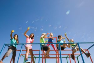 Kids Playing on Playground